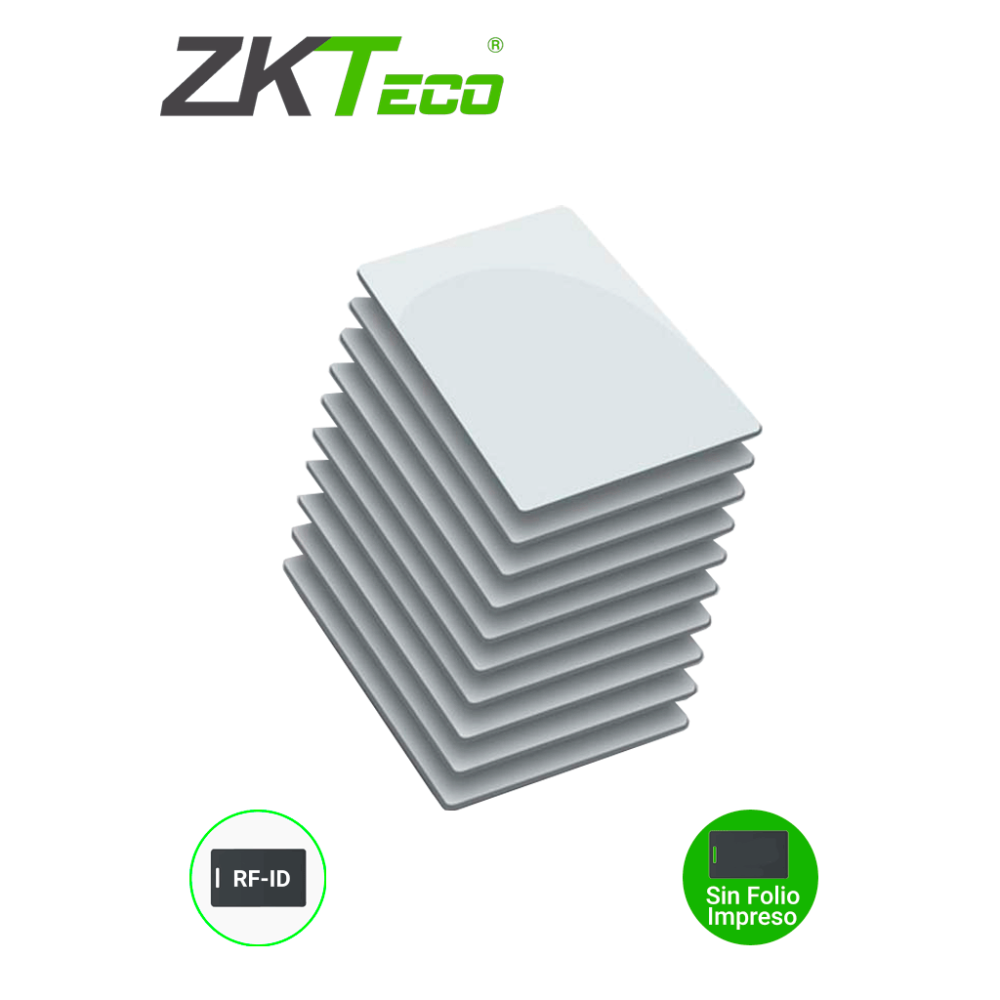 IDCARD NN - TK4100 - A16060011 ZKT069002 ZKTECO IDCARDNN - Paquet
