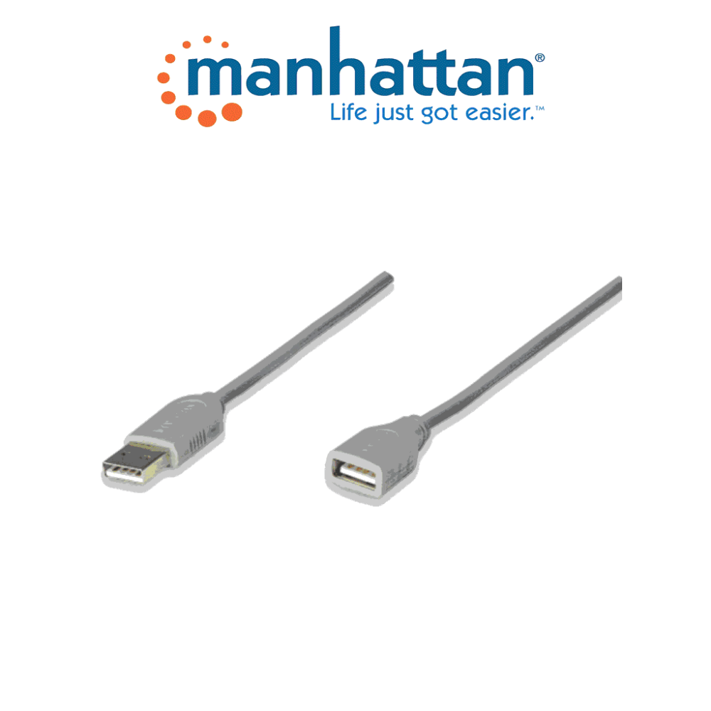 340960 MAN1760072 MANHATTAN 340960 - Cable de Extension USB Macho